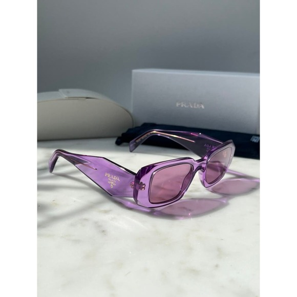 NEW Prada PR17WS Symbole Sunglasses in Amethyst Purple - Picture 5 of 9